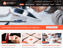 Tablet Screenshot of actuarit.com